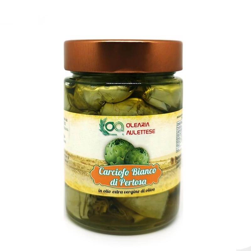 Carciofo Bianco di Pertosa in Olio EVO "Presidio Slow Food"-11,50 €