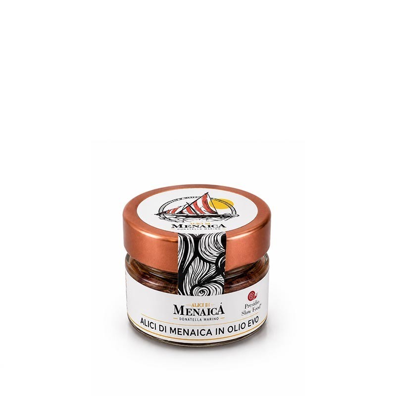 Alici di Menaica "Presidio Slow Food" in Olio EVO 50 gr. - € 11